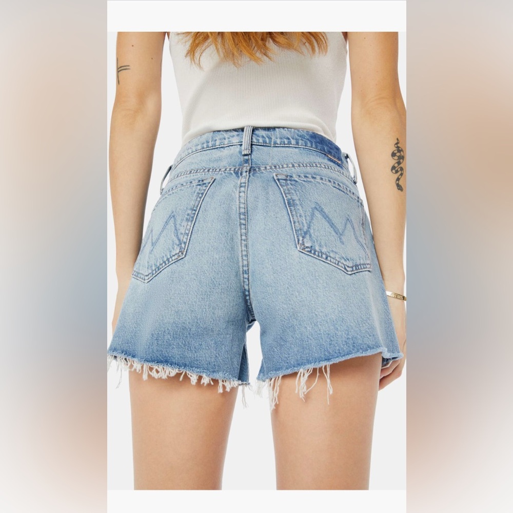 MOTHER The Skipper Short N Long Fray Shorts - Picture 4 of 13